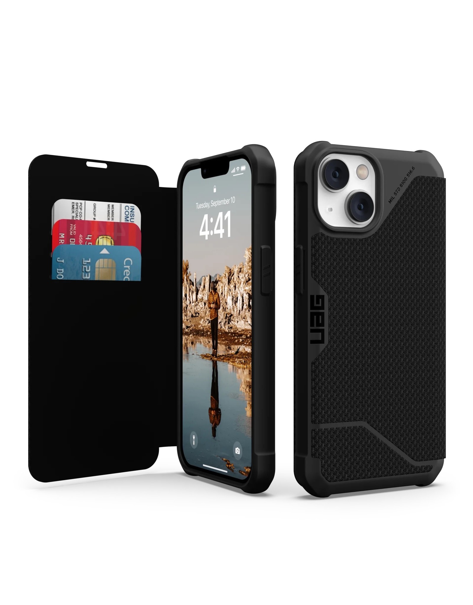 UAG UAG Metropolis - iPhone 14 - Kevlar Black