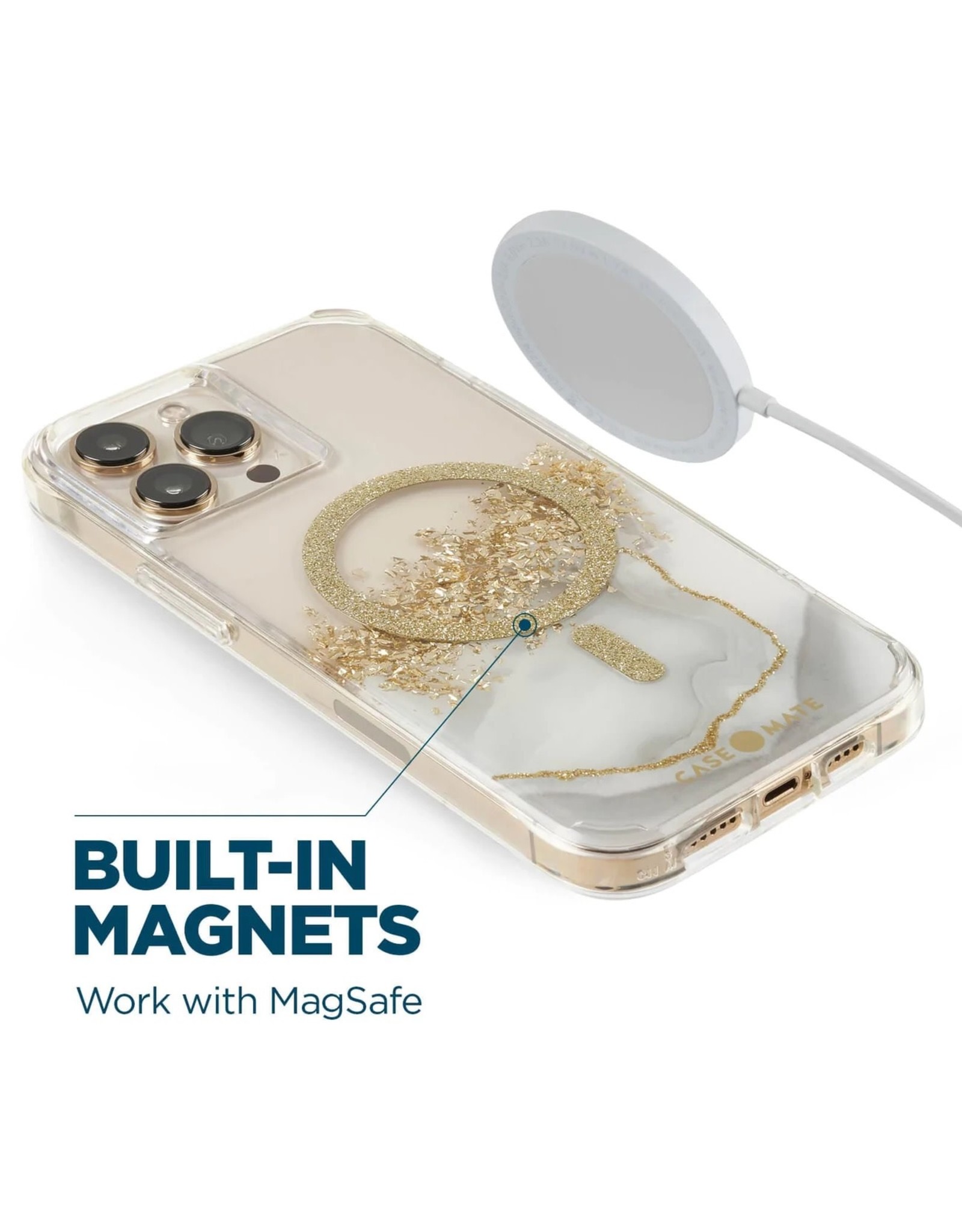 Case-Mate Case-Mate Karat Marble Case MagSafe suits iPhone 14 Pro