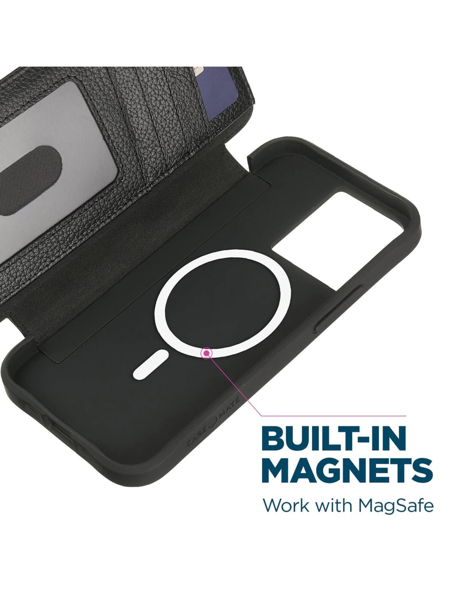 Case-Mate Case-Mate Wallet Folio Case MagSafe suits iPhone 14 Pro
