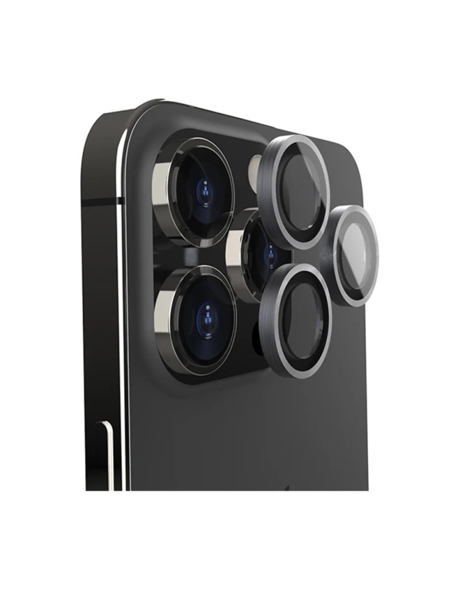 EFM EFM Camera Lens Screen Armour suits iPhone 14 Pro and 14 Pro Max - Carbon