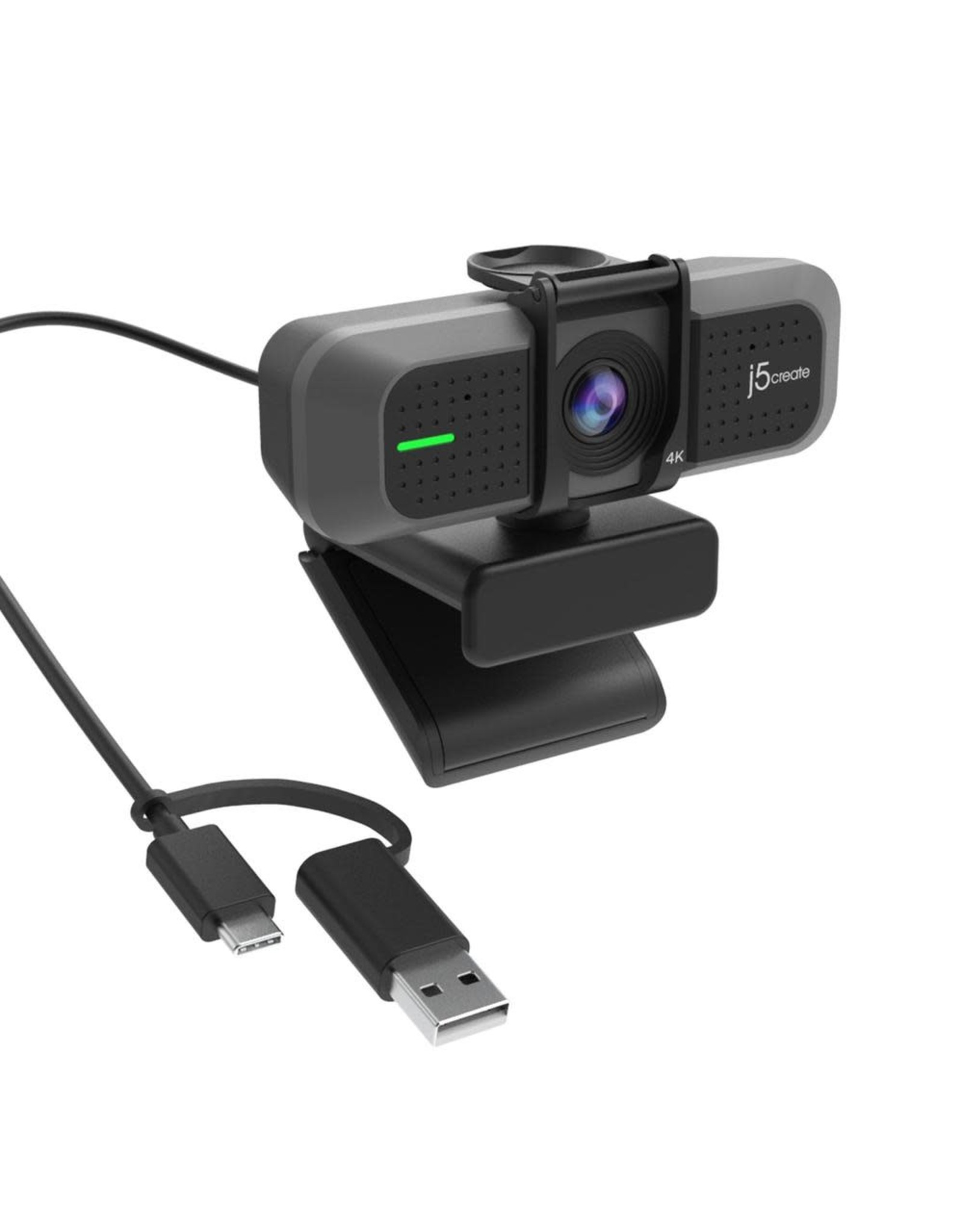 j5create j5create USB 4K Ultra HD Webcam - Supports 4K at 30FPS or 1080P at 60FPS