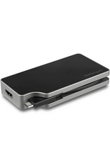 Startech StarTech USB-C Video Adapter - 4K 60Hz UHD Portable 5-in-1 USB Type C to HDMI 2.0, Mini DisplayPort, VGA or DVI (1080p) - 95W PD Passthrough - Cable Management - Aluminum