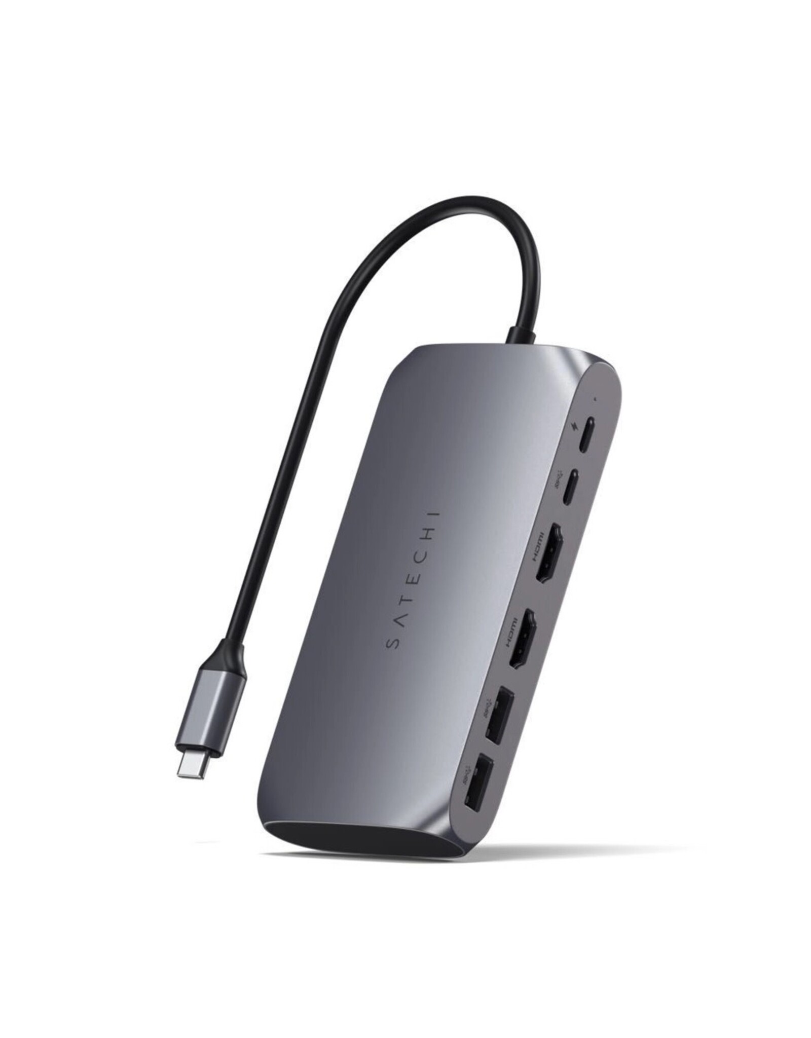 Satechi Satechi USB-C Multimedia Adapter M1, dual external HDMI, USB-C PD charging - up to 85W with SiliconMotion