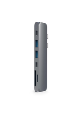 Satechi Satechi Type-C Pro Hub adapter / Thunderbolt 3 port, USB-C port, 2 x USB 3.0 ports, 4k HDMI /  SD/Micro card reader - Space Grey