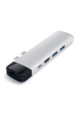 Satechi Satechi Type-C Pro Hub with Ethernet & 4K HDMI - Silver