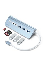 Satechi Satechi USB-C Aluminium USB Hub & Card Reader (Blue)