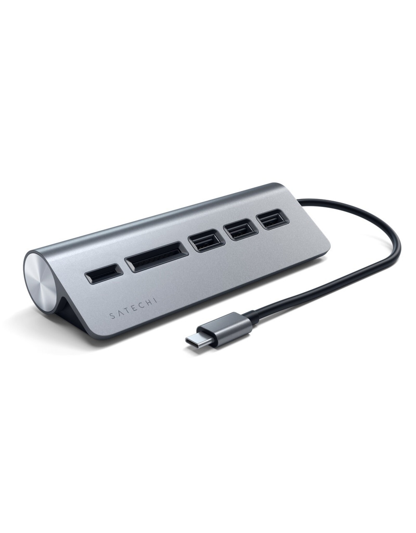 Satechi Satechi USB-C Aluminium USB Hub & Card Reader (Space Grey)