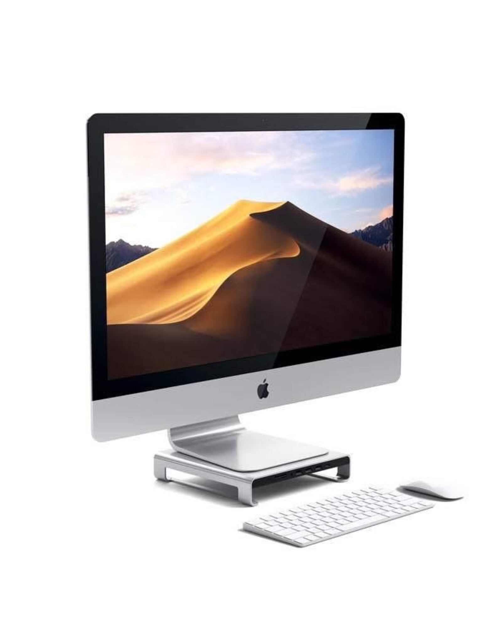 Satechi Satechi USB-C Aluminum Monitor Stand Hub for iMac - Silver