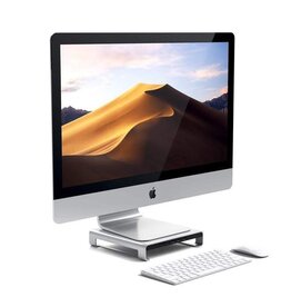 Satechi Satechi USB-C Aluminum Monitor Stand Hub for iMac - Silver