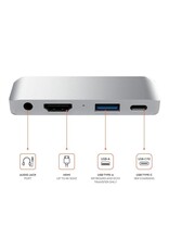Satechi Satechi USB-C Mobile Pro Hub - Silver