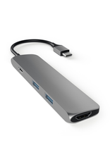 Satechi Satechi USB-C Slim MultiPort Adapter - Space Grey