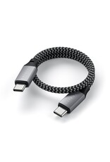 Satechi Satechi USB-C to USB-C Short Cable 25cm - Space Grey