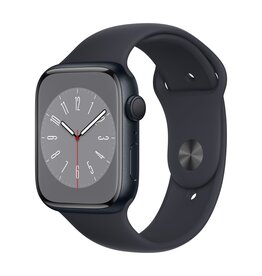 Apple Apple Watch Series 8 GPS 45mm Midnight Aluminium Case with Midnight Sport Band