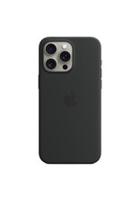 Apple Apple iPhone 15 Pro Max Silicone Case with MagSafe - Black