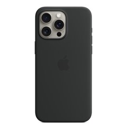 Apple Apple iPhone 15 Pro Max Silicone Case with MagSafe - Black