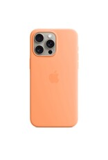 Apple Apple iPhone 15 Pro Max Silicone Case with MagSafe - Orange Sorbet