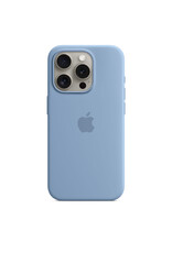 Apple Apple iPhone 15 Pro Silicone Case with MagSafe - Winter Blue