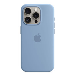 Apple Apple iPhone 15 Pro Silicone Case with MagSafe - Winter Blue