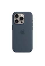 Apple Apple iPhone 15 Pro Silicone Case with MagSafe - Storm Blue