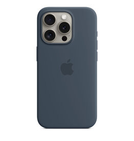 Apple Apple iPhone 15 Pro Silicone Case with MagSafe - Storm Blue