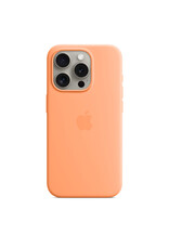 Apple Apple iPhone 15 Pro Silicone Case with MagSafe - Orange Sorbet
