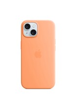 Apple Apple iPhone 15 Silicone Case with MagSafe - Orange Sorbet