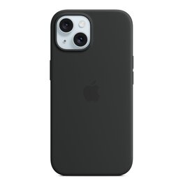 Apple Apple iPhone 15 Silicone Case with MagSafe - Black