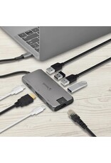 Bon.elk Bon.elk Long-Life USB-C To 8-In-1 Multiport Hub - Space Grey