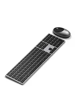 Satechi Satechi Slim X3 Bluetooth Backlit Keyboard with Numeric Keypad and M1 Bluetooth Mouse Combo - Space Grey