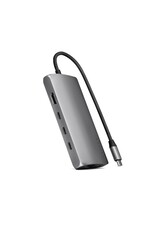 Satechi Satechi USB-C Multiport Adapter 8K With Ethernet V3 PD, 3 x USB 3.2 gen2 ports, 1 x USB3.2 Gen 1 port, SD Card Reader, Gigabit Ethernet - Space Grey
