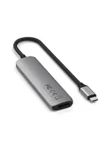 Satechi Satechi 4-In-1 USB-C Multiport 4K Slim Adapter with HDMI - Space Grey