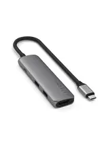 Satechi Satechi 4-In-1 USB-C Multiport 4K Slim Adapter with HDMI - Space Grey