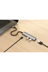 Satechi Satechi 4-In-1 USB-C Multiport 4K Slim Adapter with HDMI - Space Grey