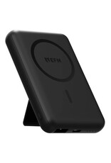 EFM EFM FLUX 5,000mAh Magnetic Power Bank With MagSafe Compatability and Foldable Stand - Black