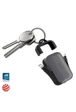 Rolling Square Tau 2 3-in-1 Keyring Powerbank 2000mAh - Charcoal Black