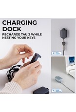Rolling Square Tau 2 3-in-1 Keyring Powerbank 2000mAh - Charcoal Black