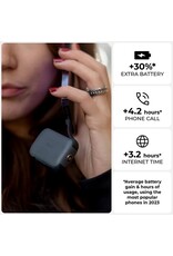 Rolling Square Tau 2 3-in-1 Keyring Powerbank 2000mAh - Charcoal Black