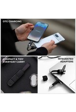 Rolling Square Rolling Square inCharge X 100W 6-in-1 Keyring Cable - Lava Black
