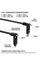 Rolling Square Rolling Square inCharge XL 100W 6-in-1 Travel Charging Cable - 3m - Urban Black