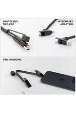 Rolling Square Rolling Square inCharge XL 100W 6-in-1 Travel Charging Cable - 30cm - Urban Black