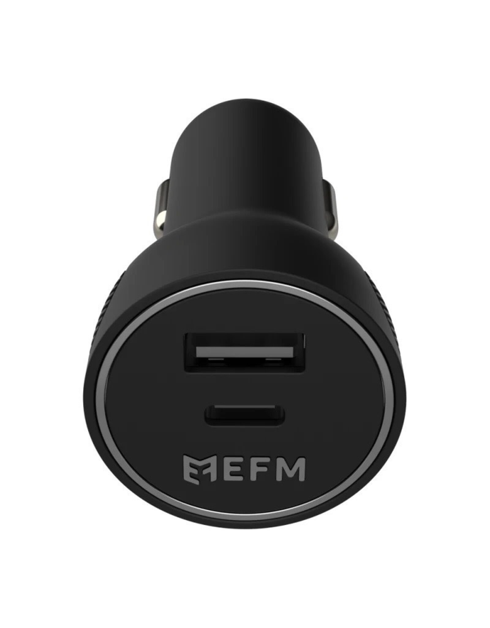 EFM EFM 48W Dual USB-A USB-C Port Car Charger With Power Delivery and PPS