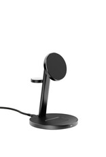 EFM EFM Qi2 Trio Wireless Charge Stand With 5w MFi Apple Watch Charge Pad with 30W power supply - Black