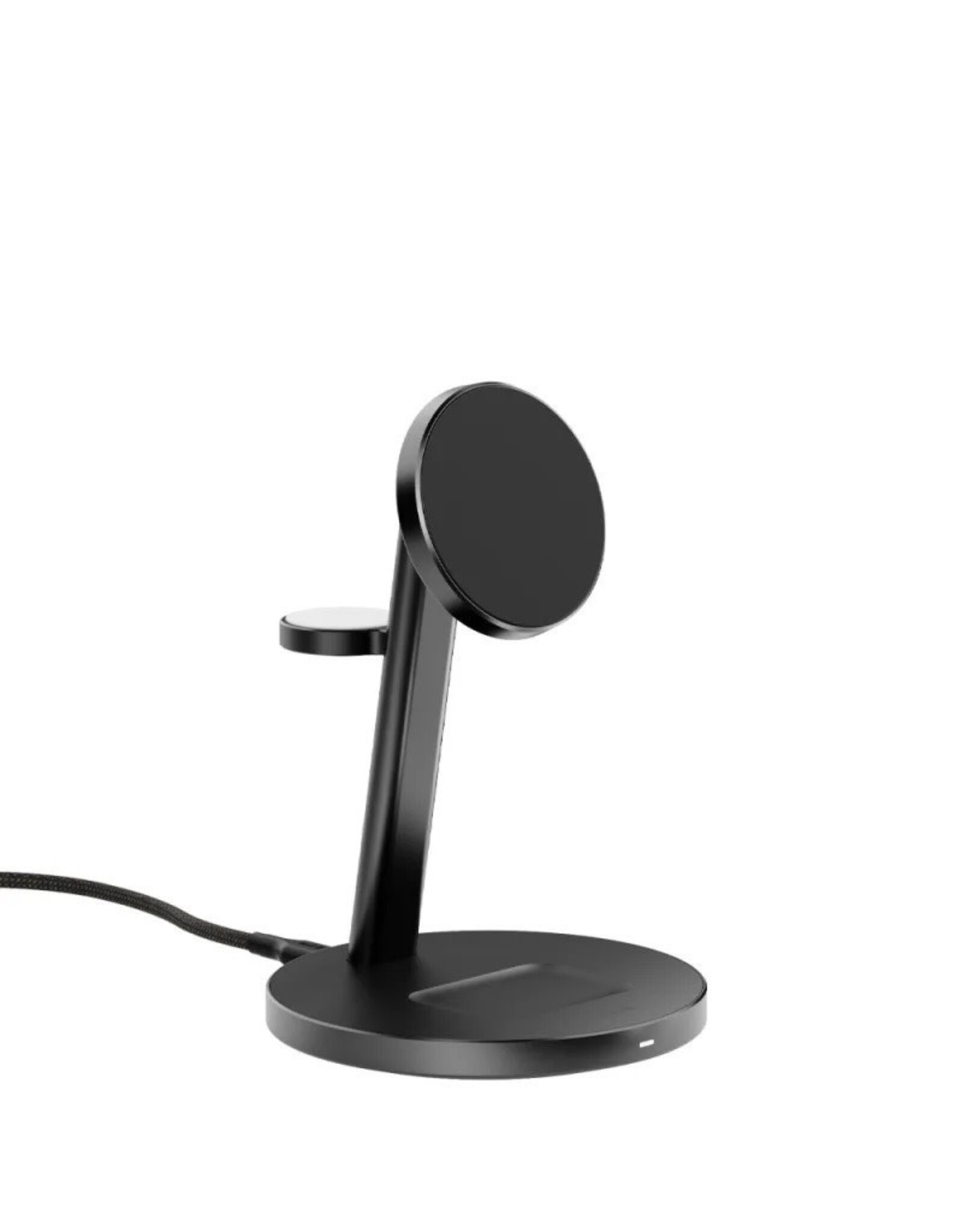 EFM EFM Qi2 Trio Wireless Charge Stand With 5w MFi Apple Watch Charge Pad with 30W power supply - Black