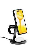 EFM EFM Qi2 Trio Wireless Charge Stand With 5w MFi Apple Watch Charge Pad with 30W power supply - Black