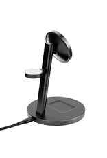 EFM EFM Qi2 Trio Wireless Charge Stand With 5w MFi Apple Watch Charge Pad with 30W power supply - Black