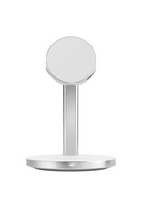 EFM EFM Qi2 15W Duo Wireless Charge Stand With 20W Power Supply and 1.2M Cable - Silver