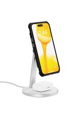 EFM EFM Qi2 15W Duo Wireless Charge Stand With 20W Power Supply and 1.2M Cable - Silver