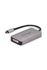 ALOGIC StarTech USB-C to DVI Adapter - Dual-Link Connectivity - Digital Only - Active Conversion - USB Type-C Dual-Link Video Converter - 2560x1600 - 1 x 24-pin USB Type C USB 3.1 Male - 1 x 29-pin DVI-I (Dual)