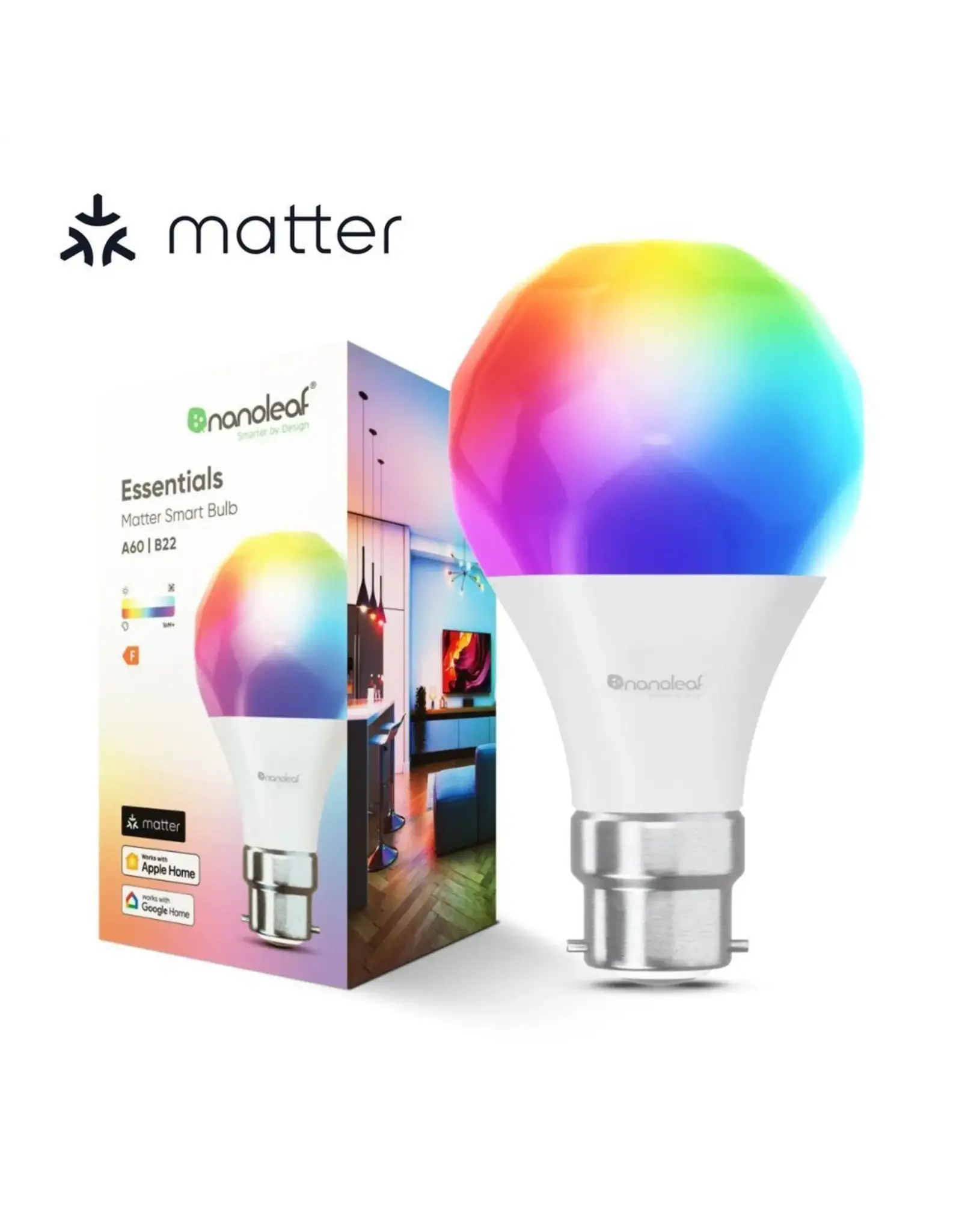 Nanoleaf Nanoleaf Essentials Smart Bulb B22 (Matter Compatible)