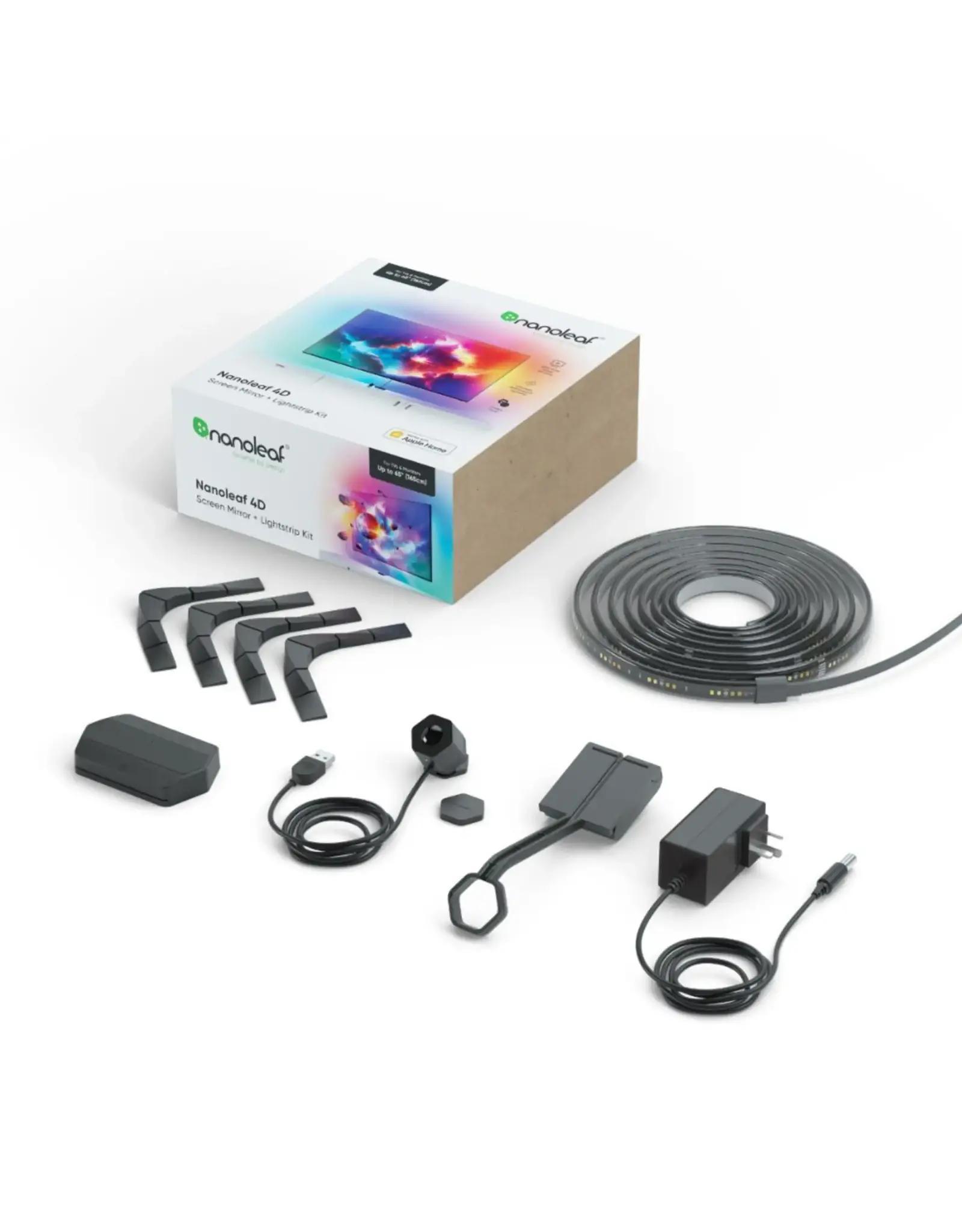 Nanoleaf Nanoleaf 4D Screen Mirror + Lightstrip Kit (TVs & Monitors Up To 65_) - 4 Metres